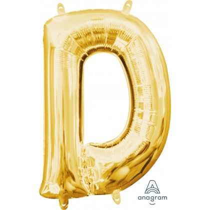 L16 16" (GOLD) Mini Foil Letter D